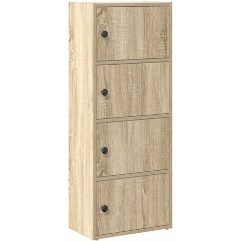 vidaXL Libreria Rovere Sonoma 40x24x102 cm in Legno Multistrato