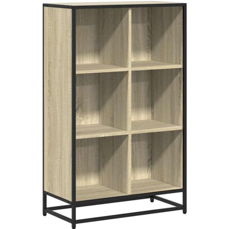 vidaXL Libreria Rovere Sonoma 65,5x33x107,5 cm in Legno Multistrato