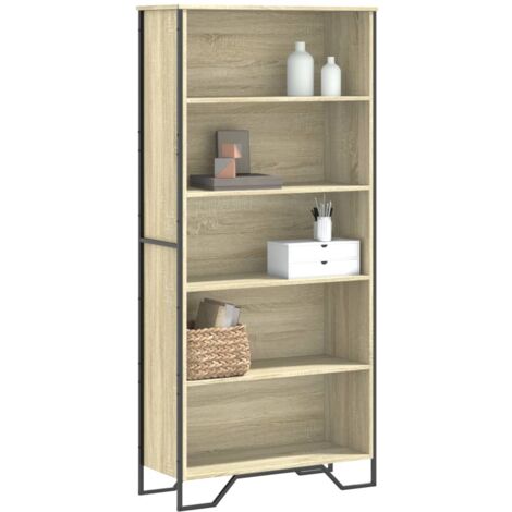 vidaXL Libreria Rovere Sonoma 80x31x169 cm in Truciolato