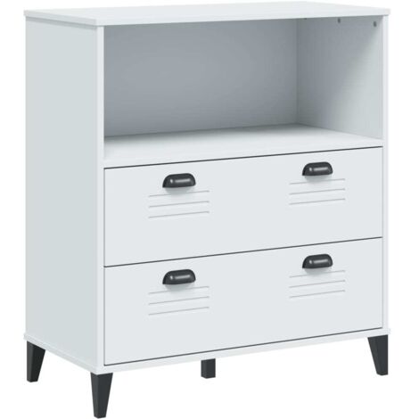 vidaXL Libreria VIKEN Bianca 80x40x80 cm in Legno Multistrato