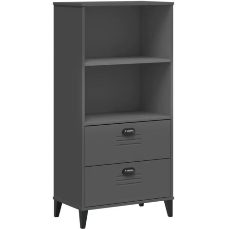 vidaXL Libreria VIKEN Grigio Antracite 60x35x123 cm Legno Multistrato