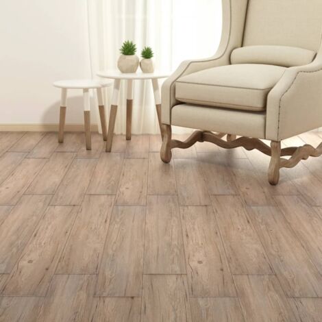 vidaXL Listoni Pavimenti Autoadesivi in PVC 5,21 m² 2mm Rovere Marrone