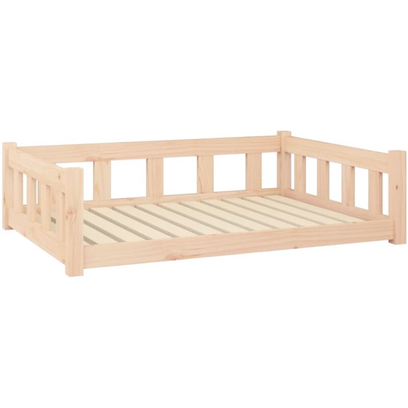 Vidaxl - Lit pour chien 105,5x75,5x28 cm bois de pin solide