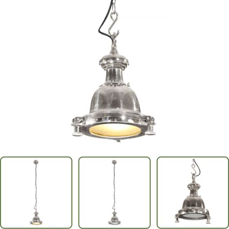 vidaXL Luce a sospensione -  Illuminazione a Sospensione 25x25x136 cm in Alluminio