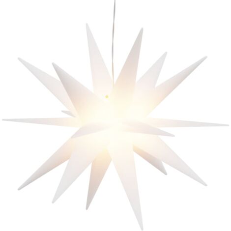 vidaXL Luce di Natale con LED Pieghevole Bianca 43 cm