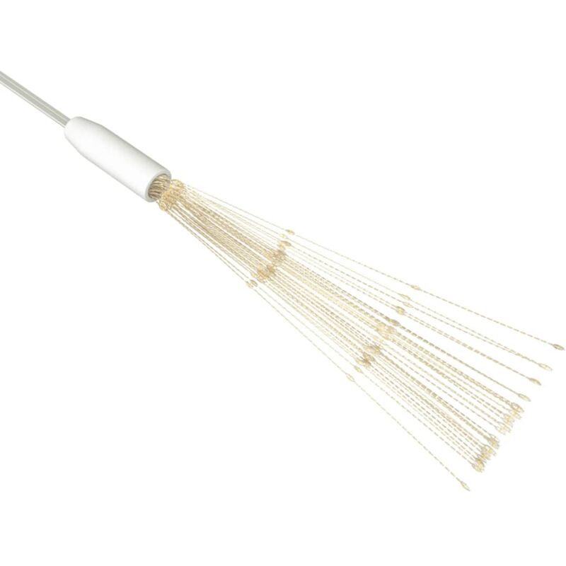 

vidaXL Luces de fuegos artificiales navideños 4 uds blanco cálido 50cm - Blanco
