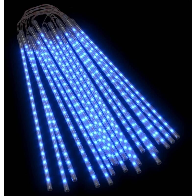 

Luces de meteorito 20 uds 720 LED 50 cm azul interior/exterior - Azul - Vidaxl