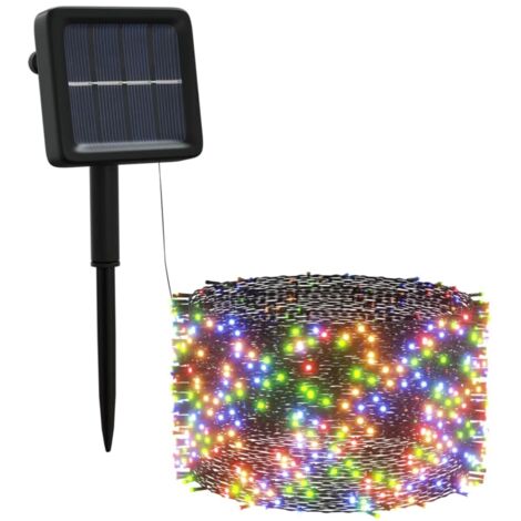 vidaXL Luci Solari Fatate 5 pz 5x200 LED Bianco Freddo Interni Esterni