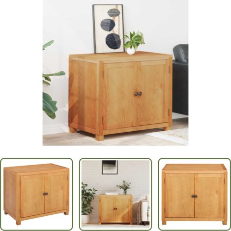 vidaXL Madera -  Armario con puerta Marrón 78 x 50 x 70 cm Madera de ingeniería