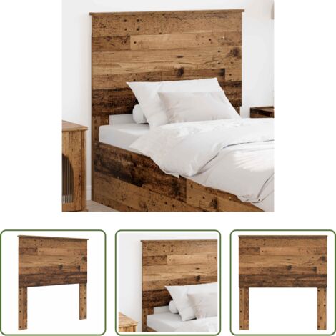 vidaXL Madera contrachapada -  Cabecero Madera vieja Madera de ingeniería