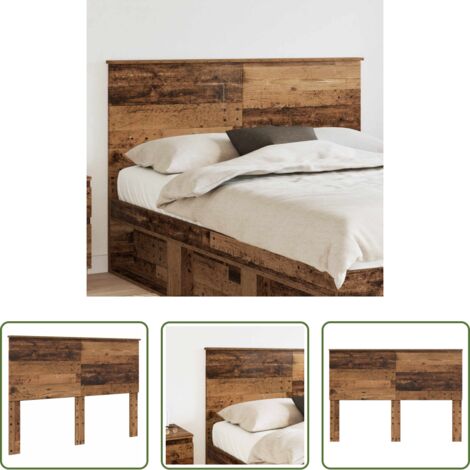 vidaXL Madera contrachapada -  Cabecero Madera vieja Madera de ingeniería