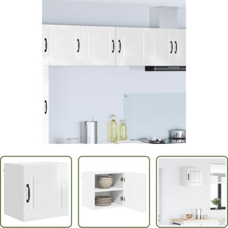 vidaXL Madera de ingeniería -  Mueble de Cocina brillante 40 x 31 x 40 cm Madera de ingeniería