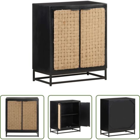vidaXL Madera de mango -  Aparador de madera maciza de mango 60x35x70 cm
