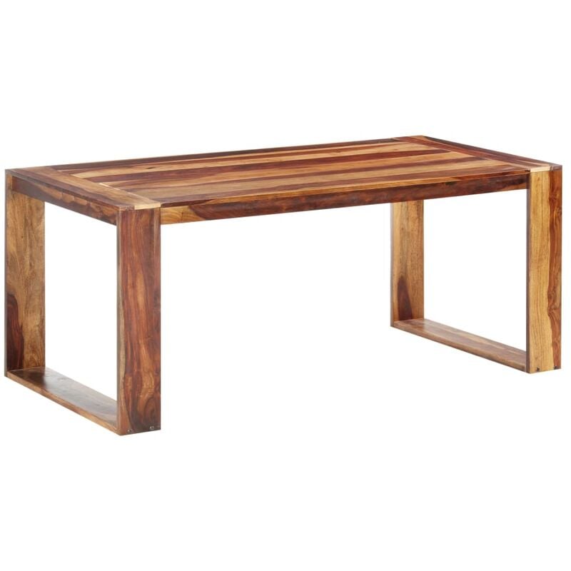 

vidaXL Madera Maciza de Sheesham Mesa de Comedor 180x90x76 cm - Marrón