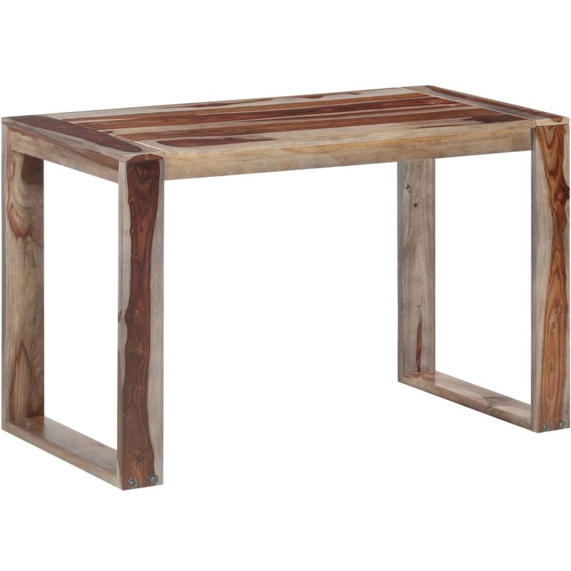 

vidaXL Madera Maciza de Sheesham Mesa de Comedor 120x60x76 cm - Marrón