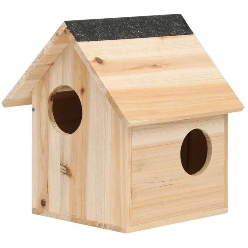Vidaxl - Maison pour écureuils Bois de sapin massif 26x25x29 cm Brun