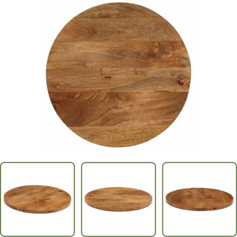 vidaXL Mango -  Tablero de mesa redondo madera maciza de mango Ø 40x3,8 cm