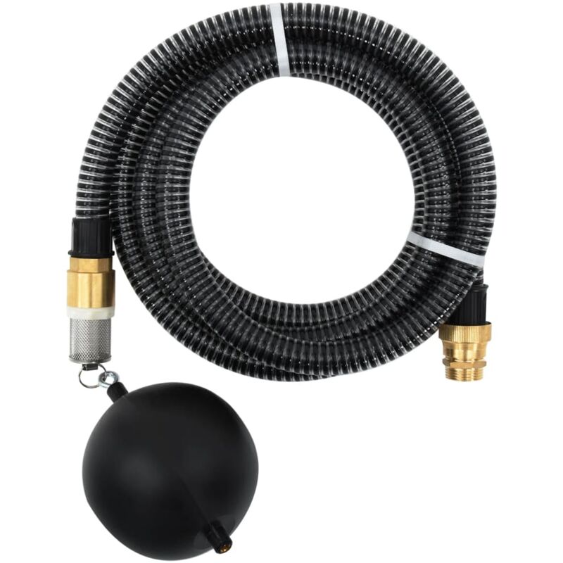 

Manguera de succión con conectores de latón 7 m 25 mm negra - Negro - Vidaxl