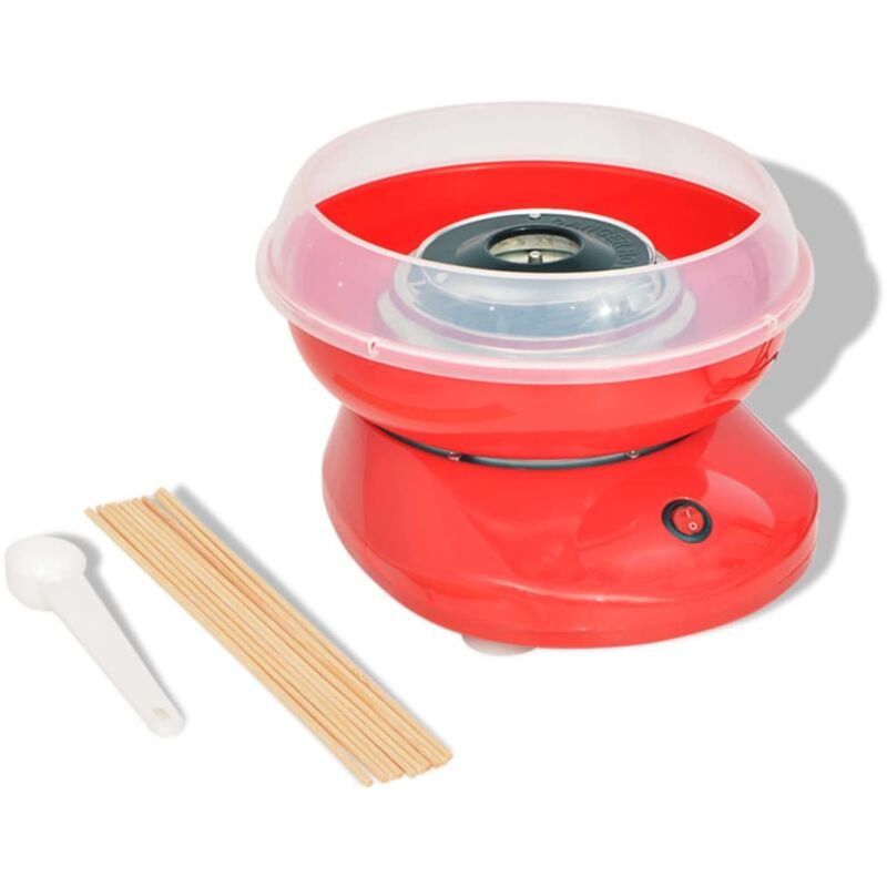 

vidaXL Máquina de algodón de azúcar 480 W roja - Rojo