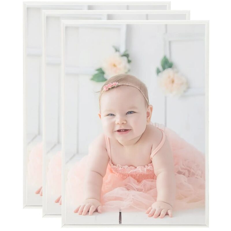 

Marcos foto collage de pared/mesa 3 uds plateado MDF 29,7x42 cm - Plateado - Vidaxl