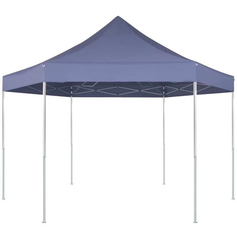

Carpa Hexagonal Desplegable 3,6x3,1 m Azul Oscuro - Azul - Vidaxl