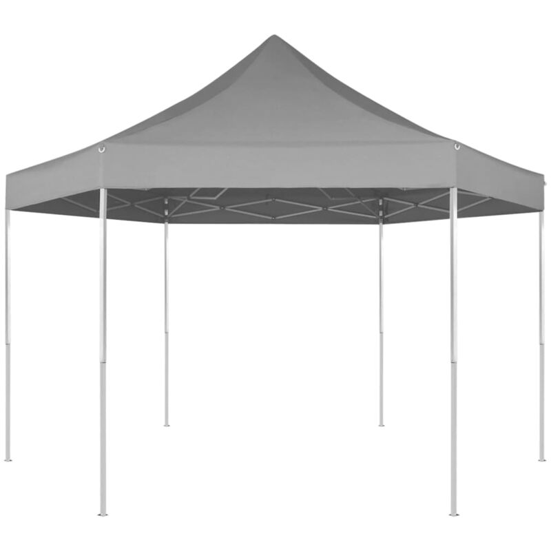 

Carpa Hexagonal Desplegable 3,6x3,1 m Azul - Gris - Vidaxl
