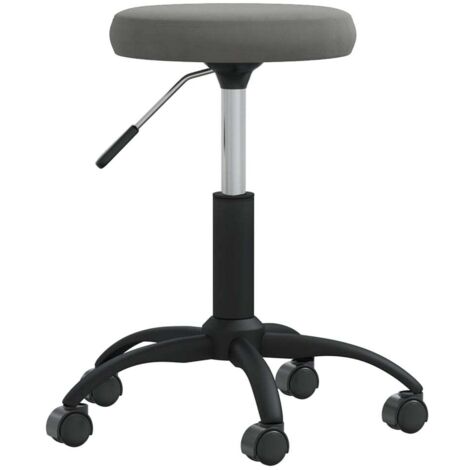 vidaXL Massagehocker Dunkelgrau