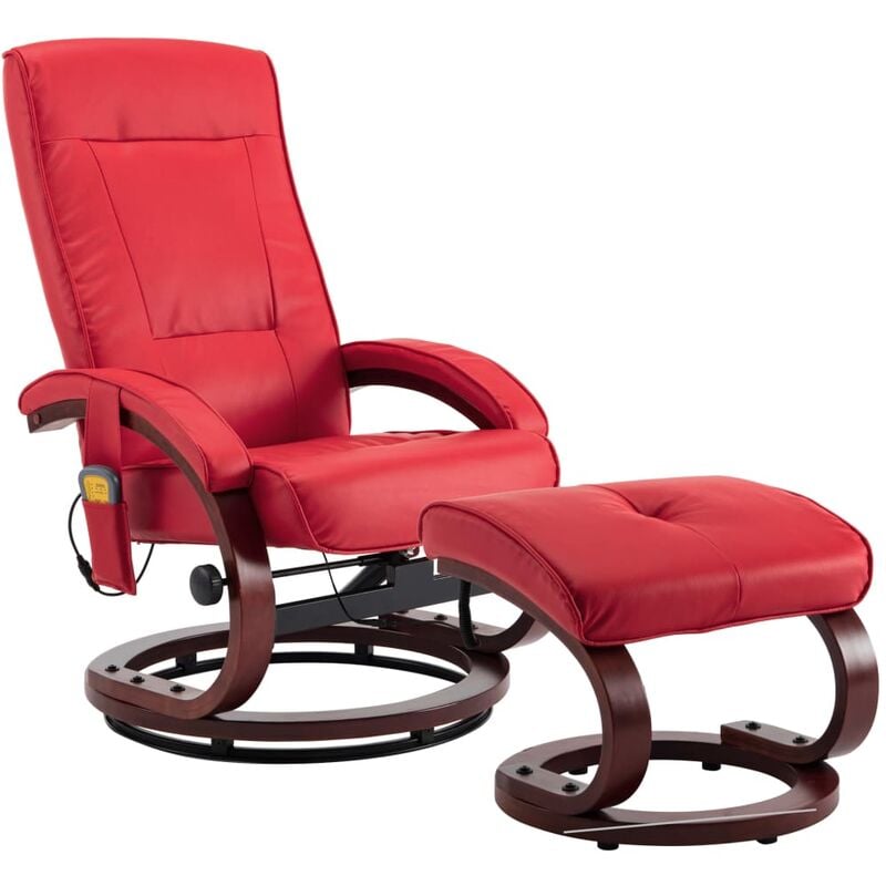 vidaXL Massagesessel mit Hocker Relaxsessel TV Fernsehsessel mehrere Auswahl