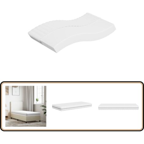vidaXL Matelas en mousse pour enfants moyennement doux 80x160 cm
