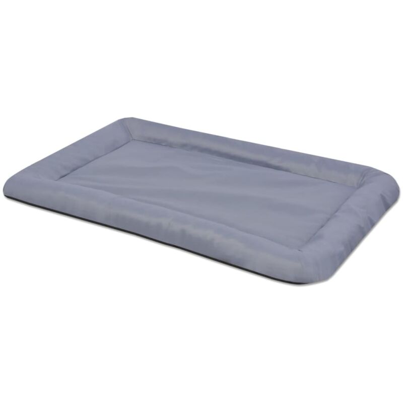 Matelas pour chiens Taille l Gris Vidaxl