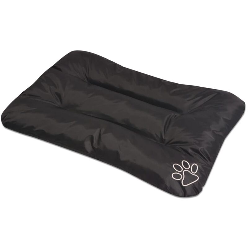 Matelas pour chiens Taille l Noir Vidaxl