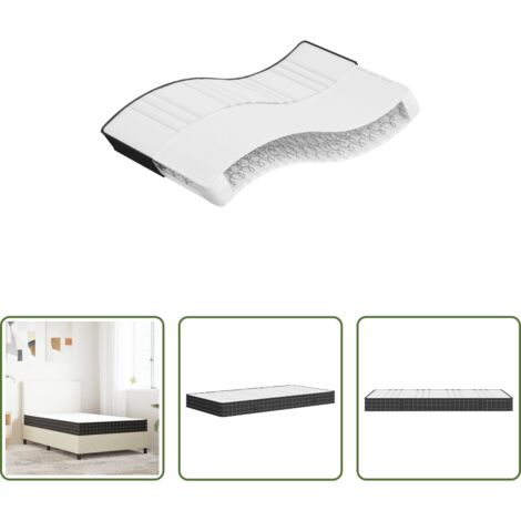 vidaXL Materasso a molle Bonnel Medio -  Materasso a Molle Bonnel Medio 100x200 cm