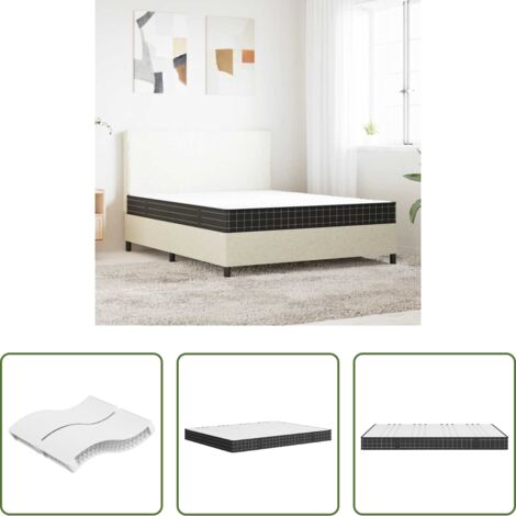 vidaXL Materasso con molle Bonnel -  Materasso a Molle Bonnel Medio 160x200 cm