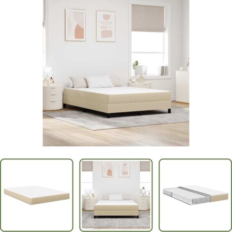 vidaXL Materasso matrimoniale -  Materasso da Letto con materasso Salvia 140 x 190 cm Tessuto