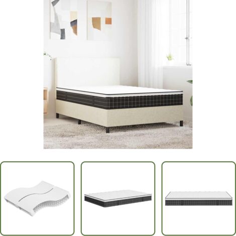 vidaXL Materasso morbido -  Materasso a Molle Bonnel Medio 140x190 cm