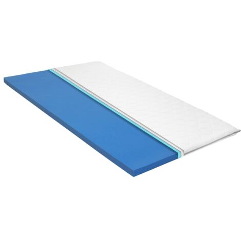 vidaXL Matratzenauflage 160x200 cm viskoelastischer Memory-Schaum 6 cm