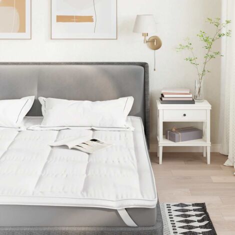 vidaXL Mattress Protector White 120x220 cm