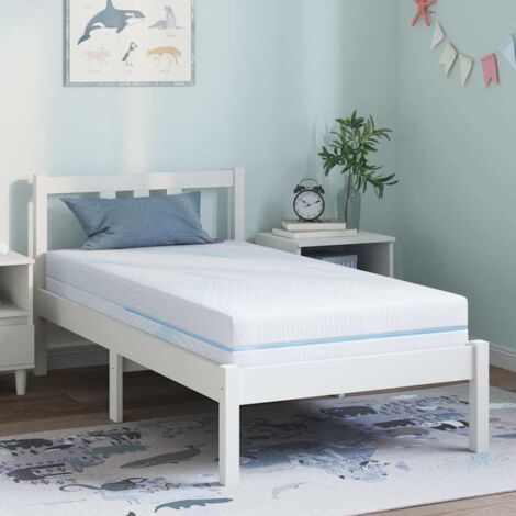 vidaXL Mattress White 80 x 160 cm Foam