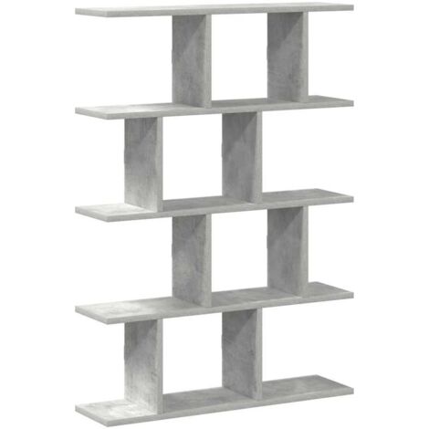 vidaXL Mensola a Cubo da Muro 12 Scomparti Truciolato Grigio Cemento