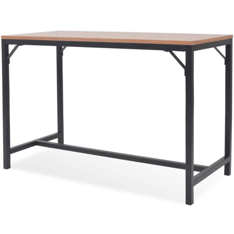 

Mesa consola de madera de fresno 119x53x79 cm - Marrón - Vidaxl