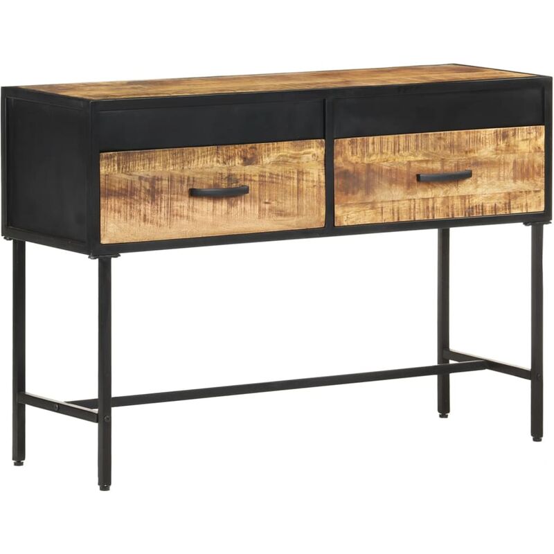 

Mesa consola de madera rugosa de mango 110x35x75 cm - Marrón - Vidaxl