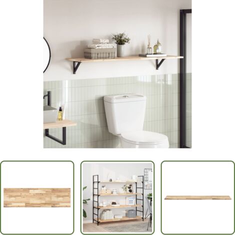 vidaXL Mesa de acacia -  Tablero de mesa rectangular madera maciza acacia 160x40x2 cm