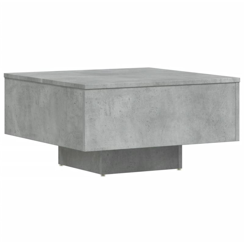 

Vidaxl - Mesa de centro de aglomerado 60x60x31,5 cm gris - Gris