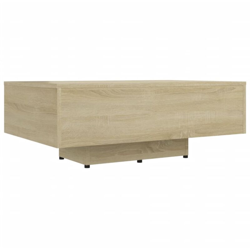 

vidaXL Mesa de centro de aglomerado color roble Sonoma 85x55x31 cm - Marrón