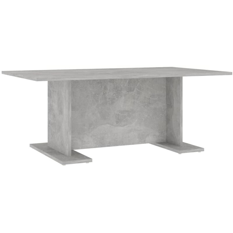 

Vidaxl - Mesa de centro de aglomerado 103,5x60x40 cm gris hormigón - Gris