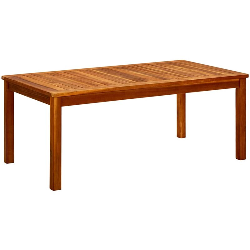 

vidaXL Mesa de centro de jardín madera maciza de acacia 110x60x45 cm - Marrón