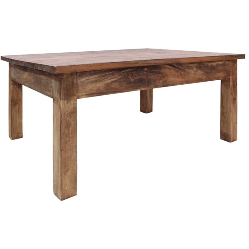 

Mesa de centro de madera maciza reciclada 98x73x45 cm - Marrón - Vidaxl
