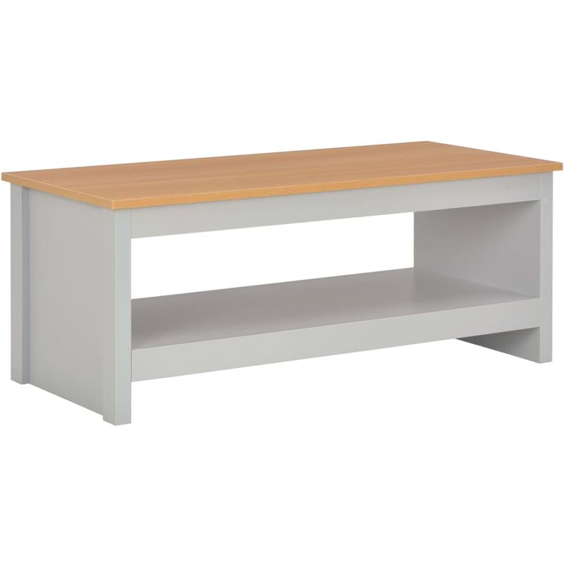 

vidaXL Mesa de Centro Gris 105x47x42 cm - Gris