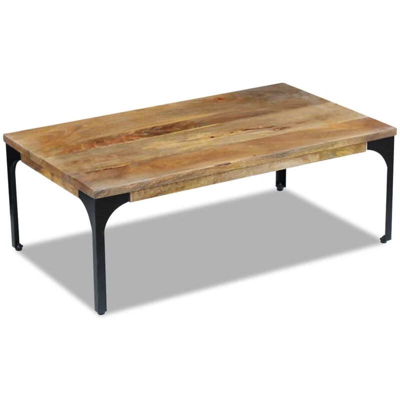 

vidaXL Mesa de Centro 100x60x35 cm Madera de Mango - Marrón