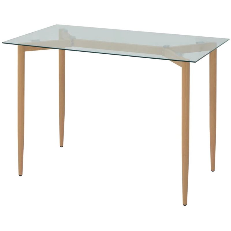 

vidaXL Mesa de comedor 118x68x75 cm - Marrón
